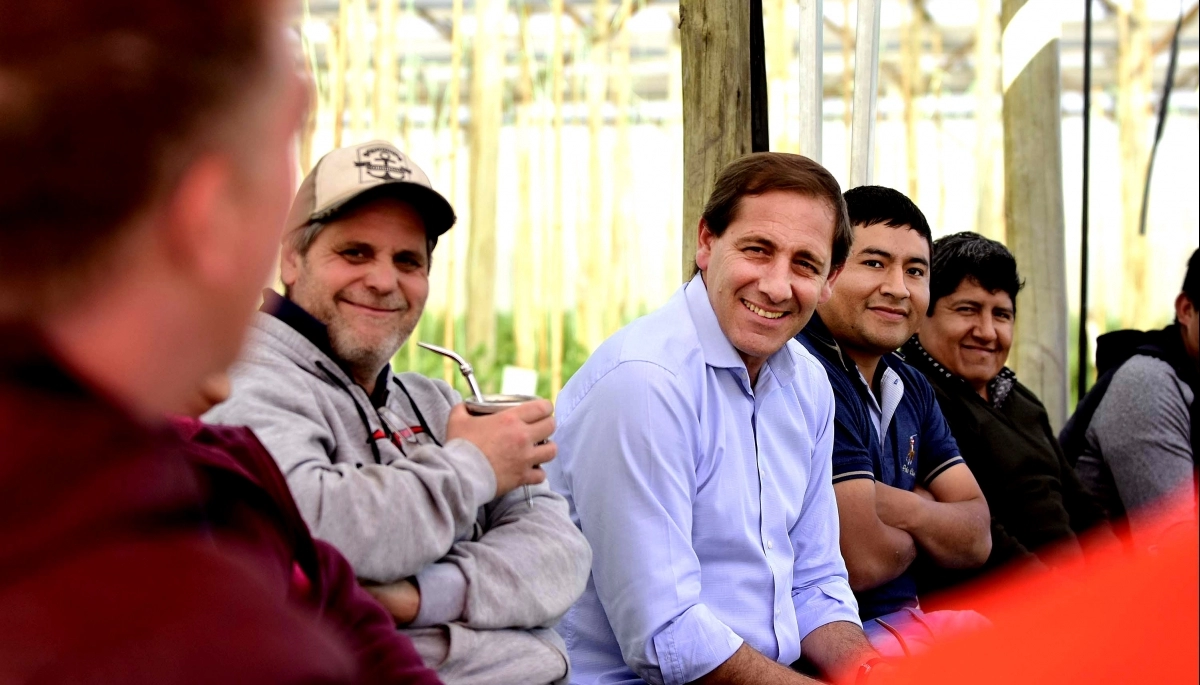 Garro se reunió con productores locales y destacó el cordón productivo “más grande del país”