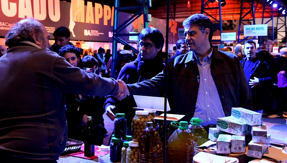 Jorge Macri recorrió la primera edición del Mercado MAPPA