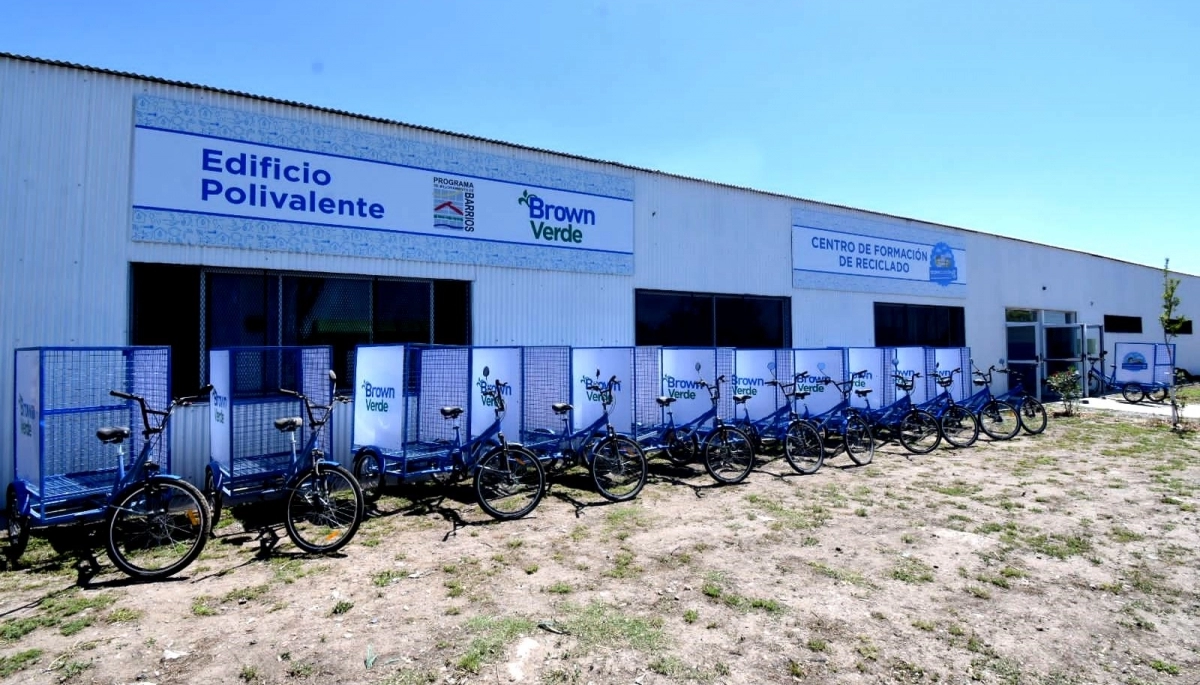 Políticas verdes en Almirante Brown: inauguraron un Centro de Capacitación y Reciclado