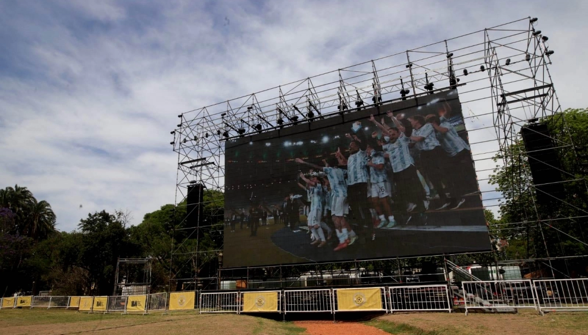 En CABA proyectarán cada partido del mundial Qatar 2022 a través de “Emoción Mundial”