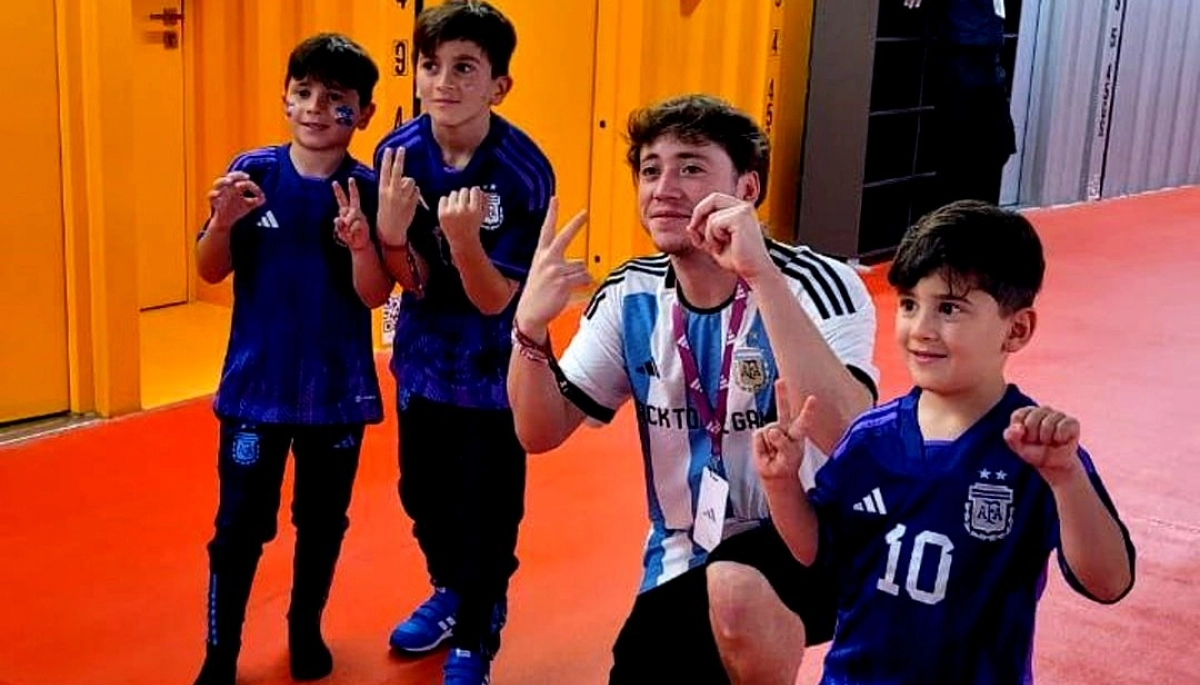 Como el pulpo Paul: Paulo Londra predijo el resultado de Argentina con los hijos de Messi