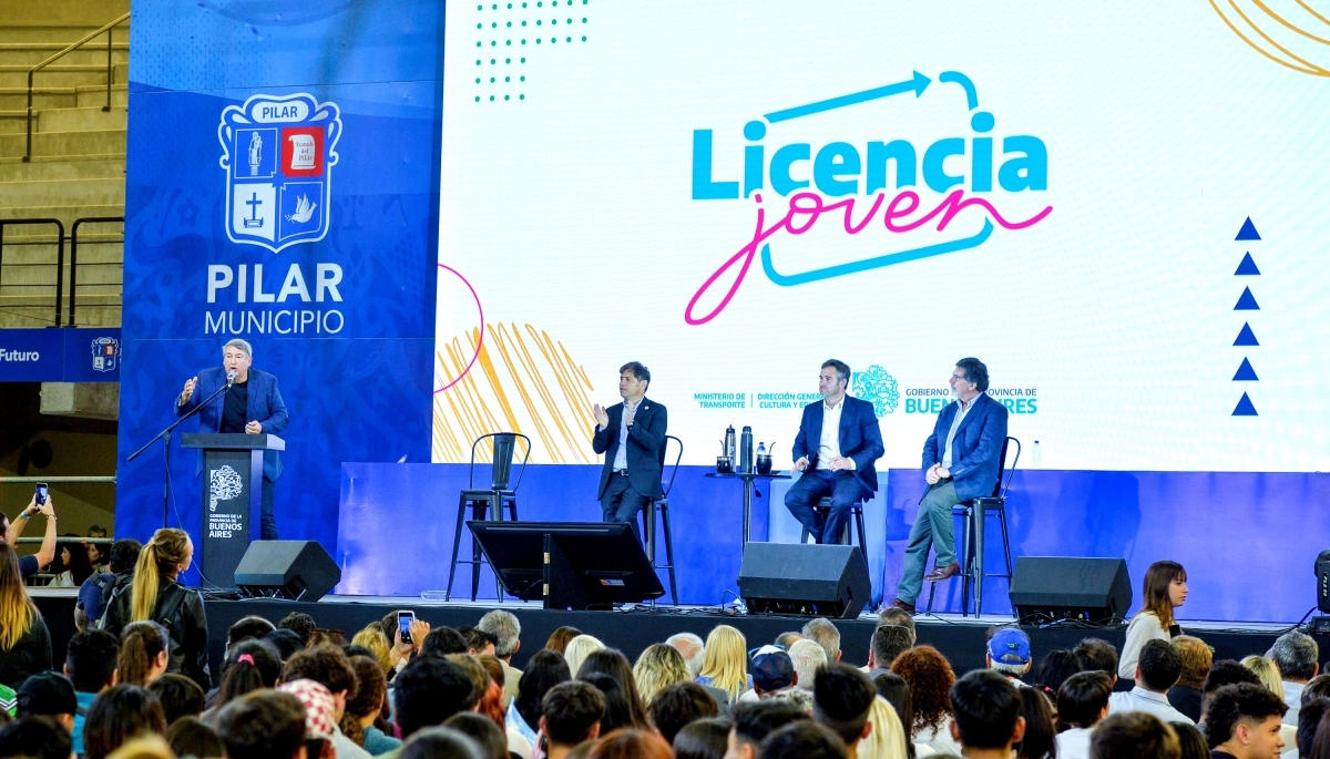 Kicillof, D´onofrio y Sileoni encabezaron el acto de prueba piloto del “Licencia Joven”