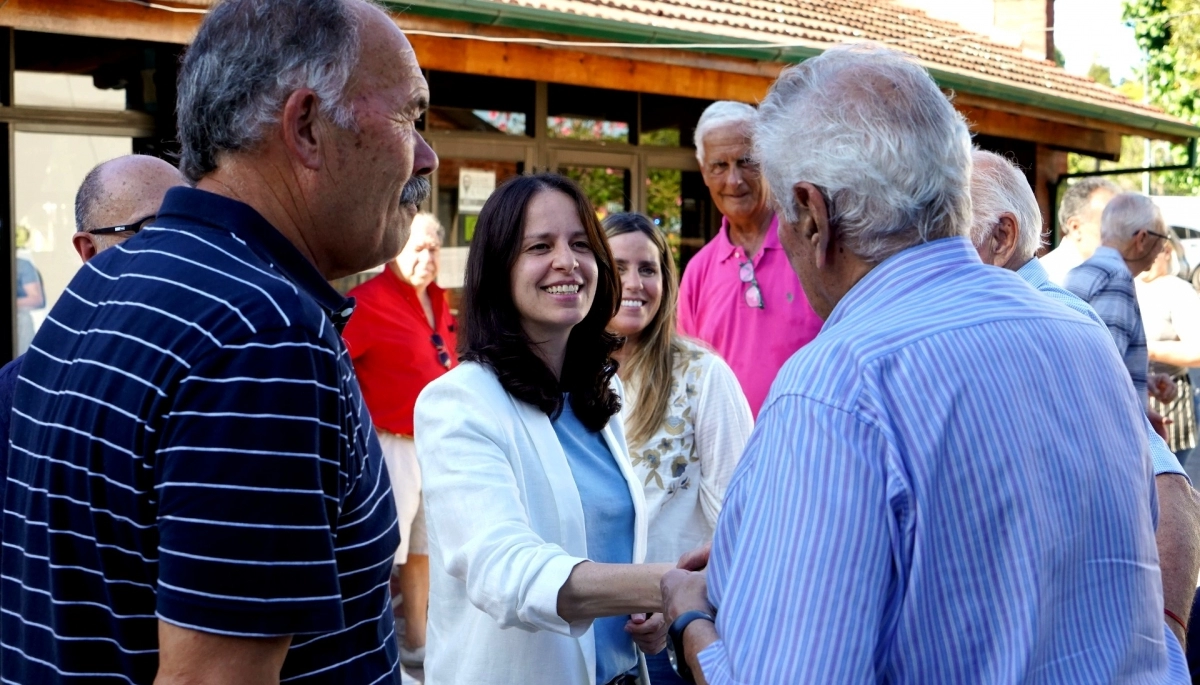 Soledad Martínez inauguró obras en el Club Belgrano de Vicente López