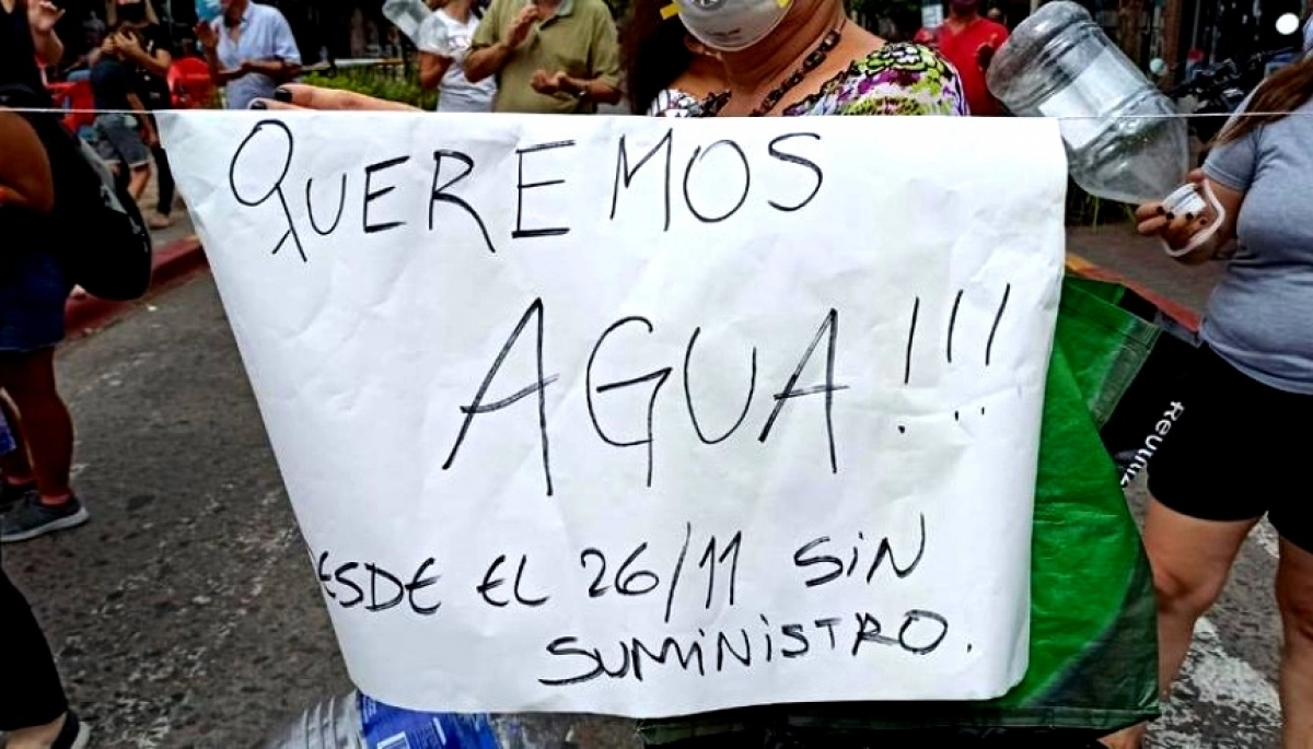 Pesadilla navideña: vecinos de Berazategui denunciaron falta de agua en el distrito