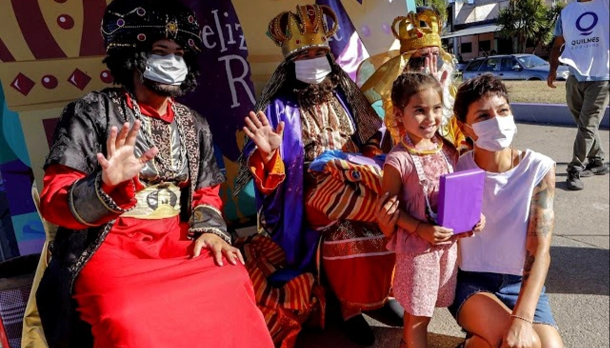 Los Reyes Magos llegan a los barrios de Quilmes por seis días