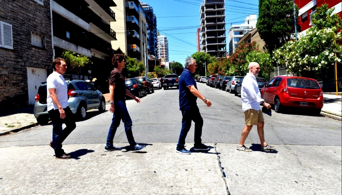 Larreta, Morales, Lousteau y Santilli se mostraron juntos en una particular foto de campaña