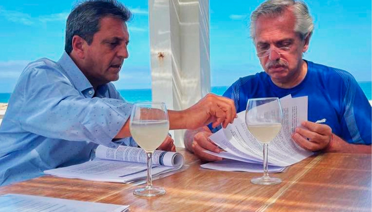 Alberto se reunió con Massa en la costa para analizar el acuerdo económico con Brasil