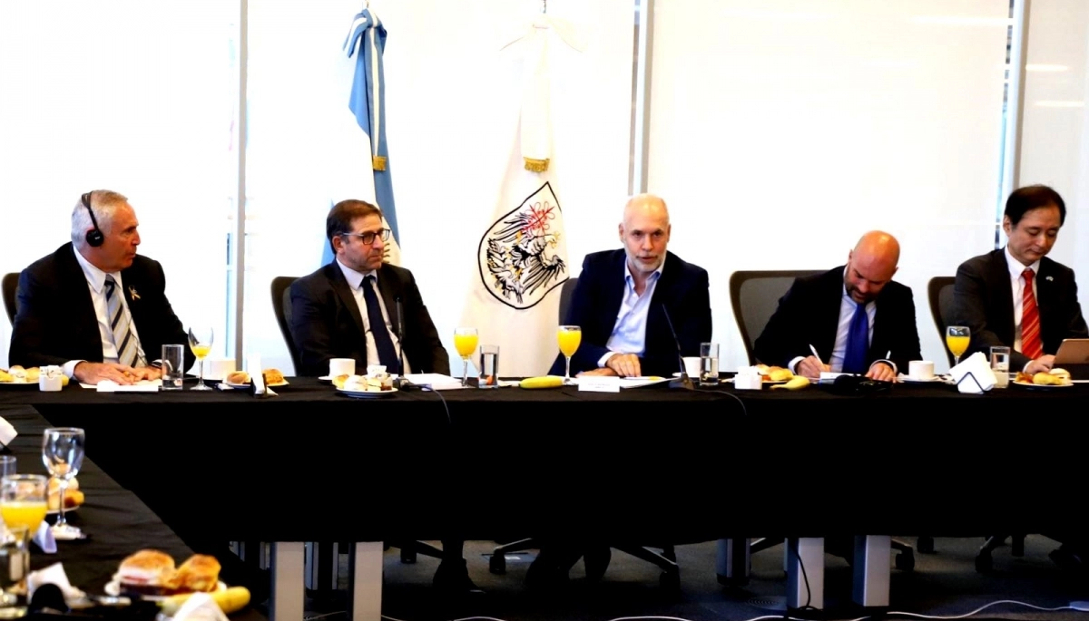 Larreta recibió a los embajadores de países del G20 en la Casa de Gobierno