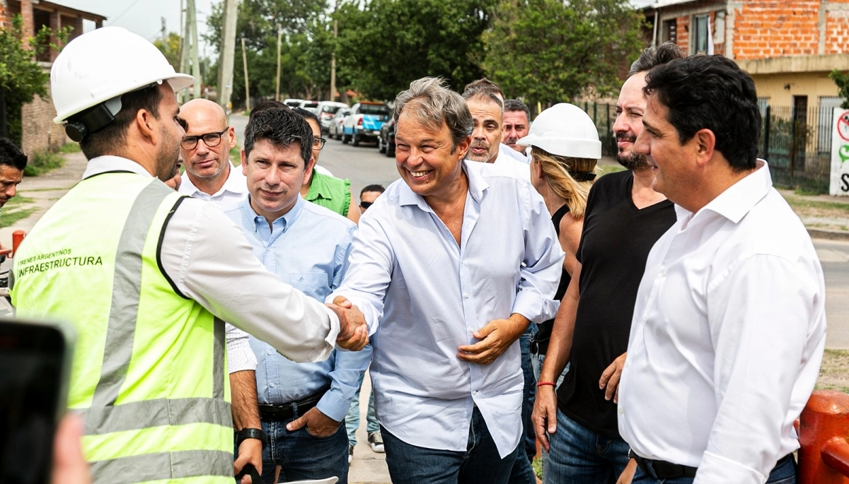 Cascallares y Martinucci recorrieron las nuevas obras de trenes universitarios en Burzaco