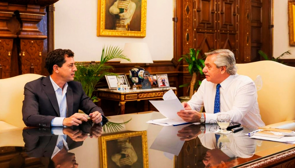 Paños fríos: Alberto recibió a De Pedro previo a la mesa política del Frente de Todos