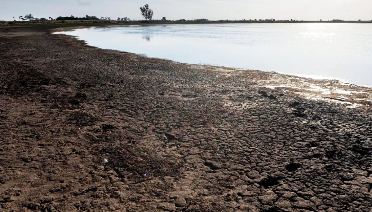 Tierra desquebrajada, espejos sin agua y más, producto de la interminable sequía