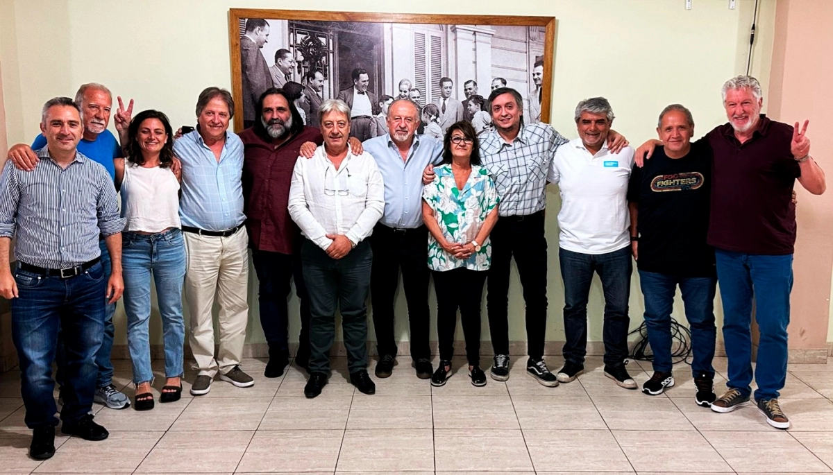 Máximo y Larroque se reunieron con sindicalistas para agitar el clamor de Cristina 2023