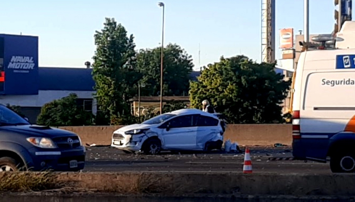 Choque en cadena en la Panamericana: participaron cinco vehículos