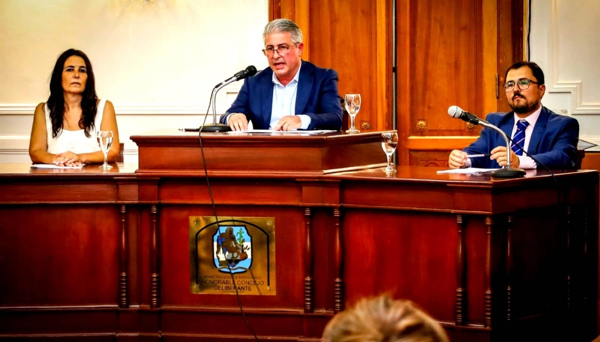 Con palos para Kicillof, el intendente de Pergamino abrió las Sesiones Ordinarias