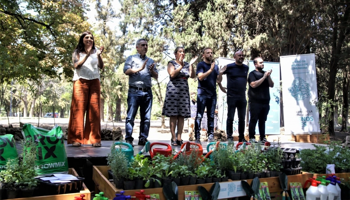 Vilar y Larroque inauguraron el programa “Buen Vivir” para instituciones sociales