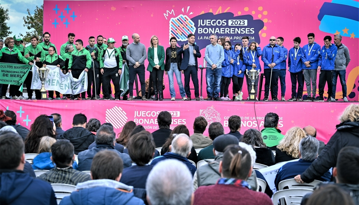 En Quilmes, Kicillof presentó los Juegos Bonaerenses 2023