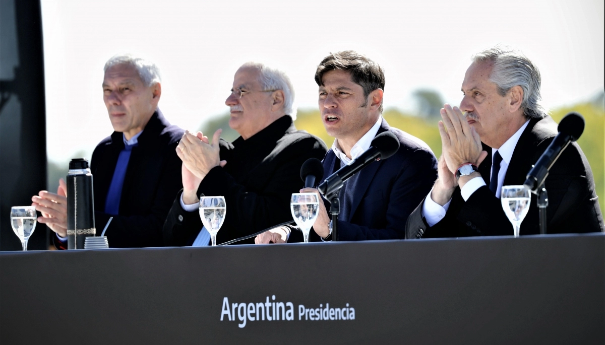 Alberto Fernández volvió a mostrarse con Kicillof: mensaje de unidad en medio de las internas