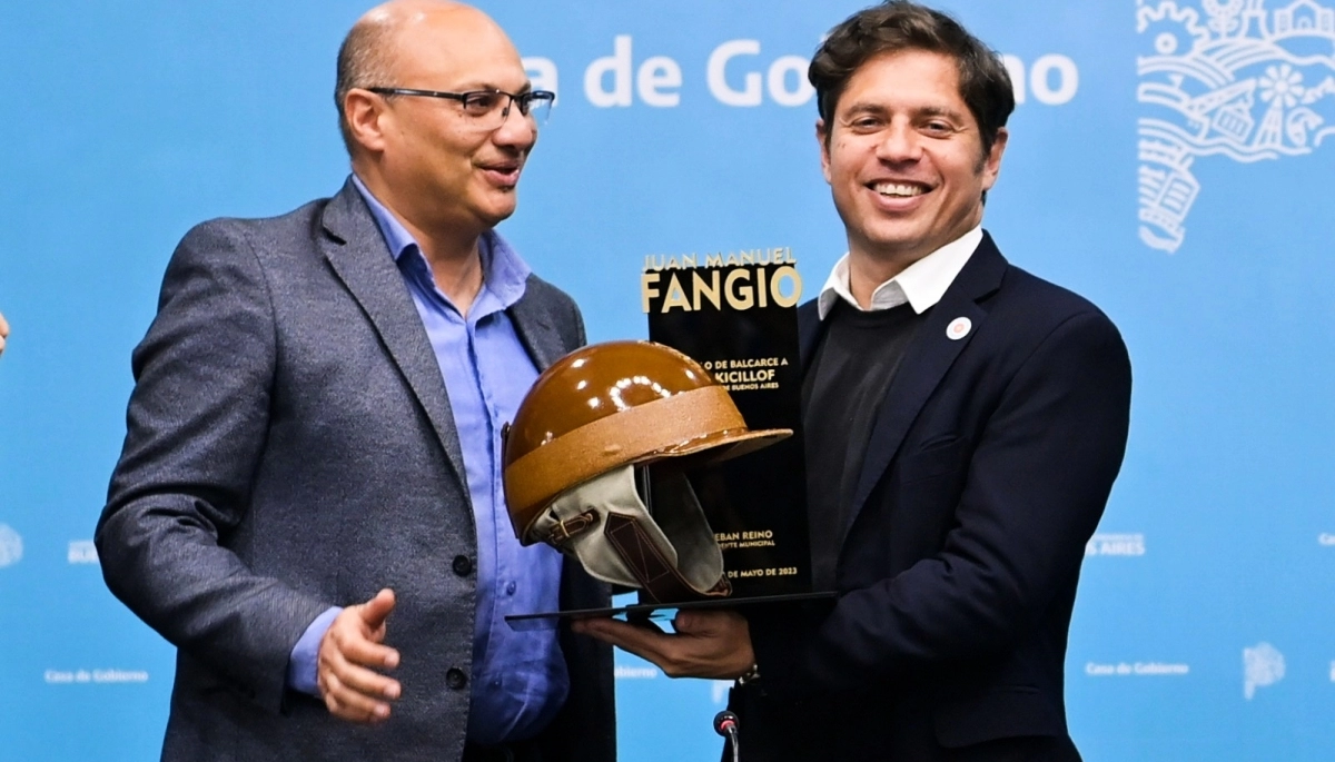 Kicillof encabezó la puesta en valor del autódromo “Juan Manuel Fangio” de Balcarce