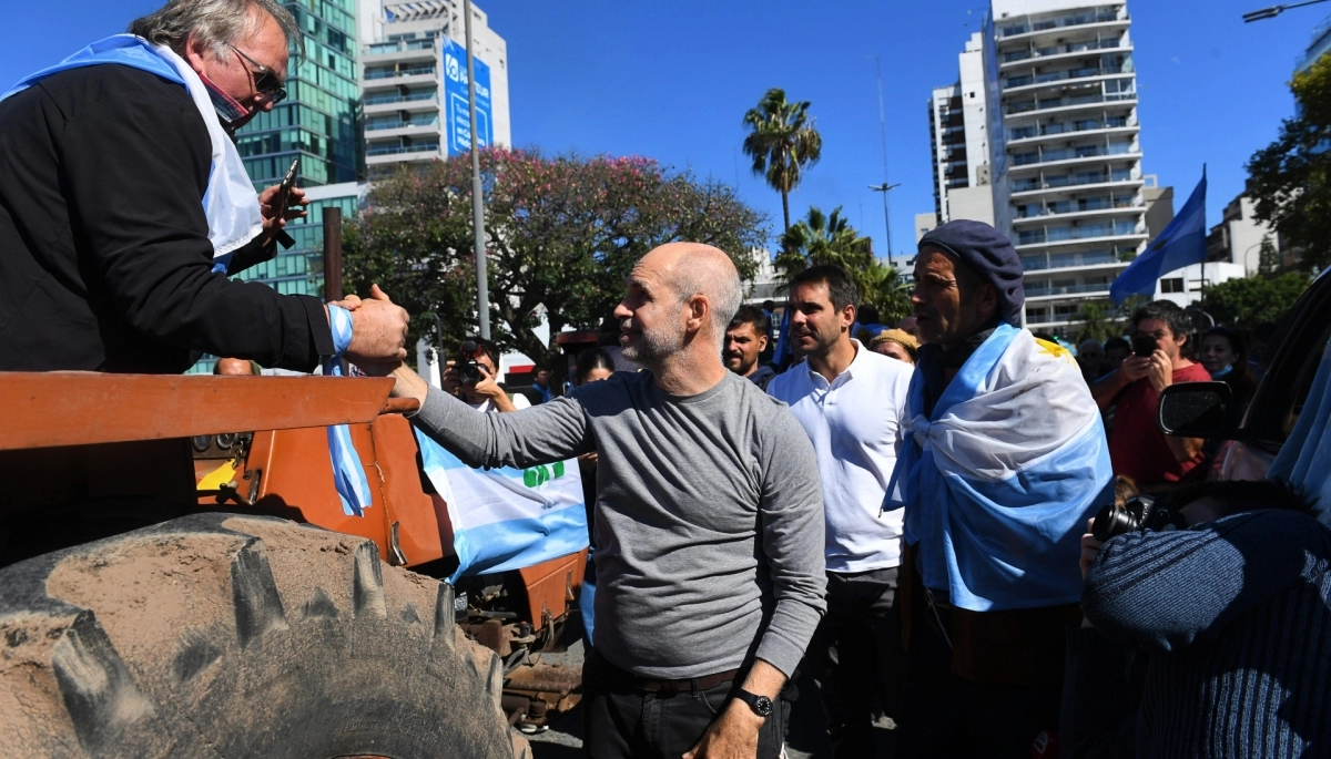 Larreta avisó al sector del campo que “será prioritario” y criticó las retenciones