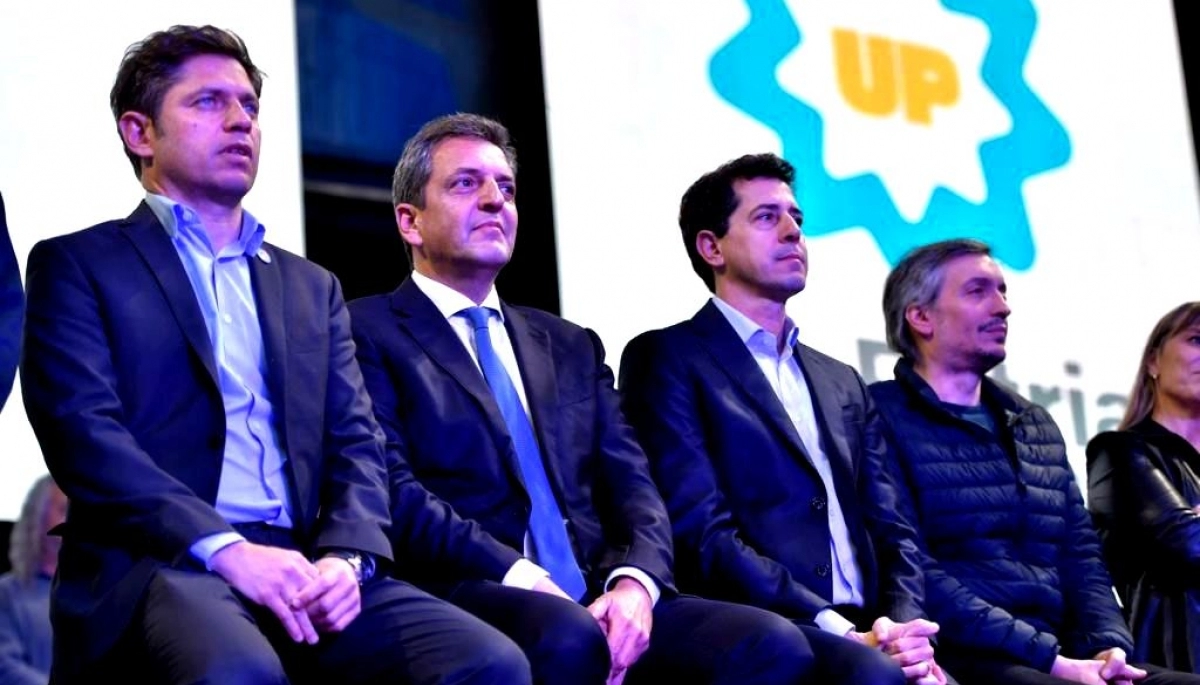 Massa junto a Kicillof, Wado e Insaurralde: "Voy a dejar cada gota de sudor para triunfar"