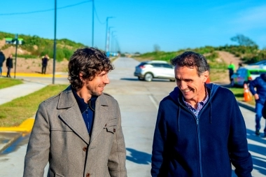Andreotti y Katopodis inauguraron la pavimentación de la nueva calle Maipú en San Fernando