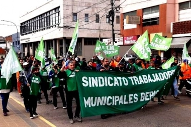Cagliardi complicado: municipales de Berisso van al paro por 5 días