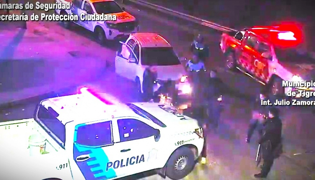 Operativo conjunto y detención: buscados por un "escruche", cayeron por las cámaras de vigilancia