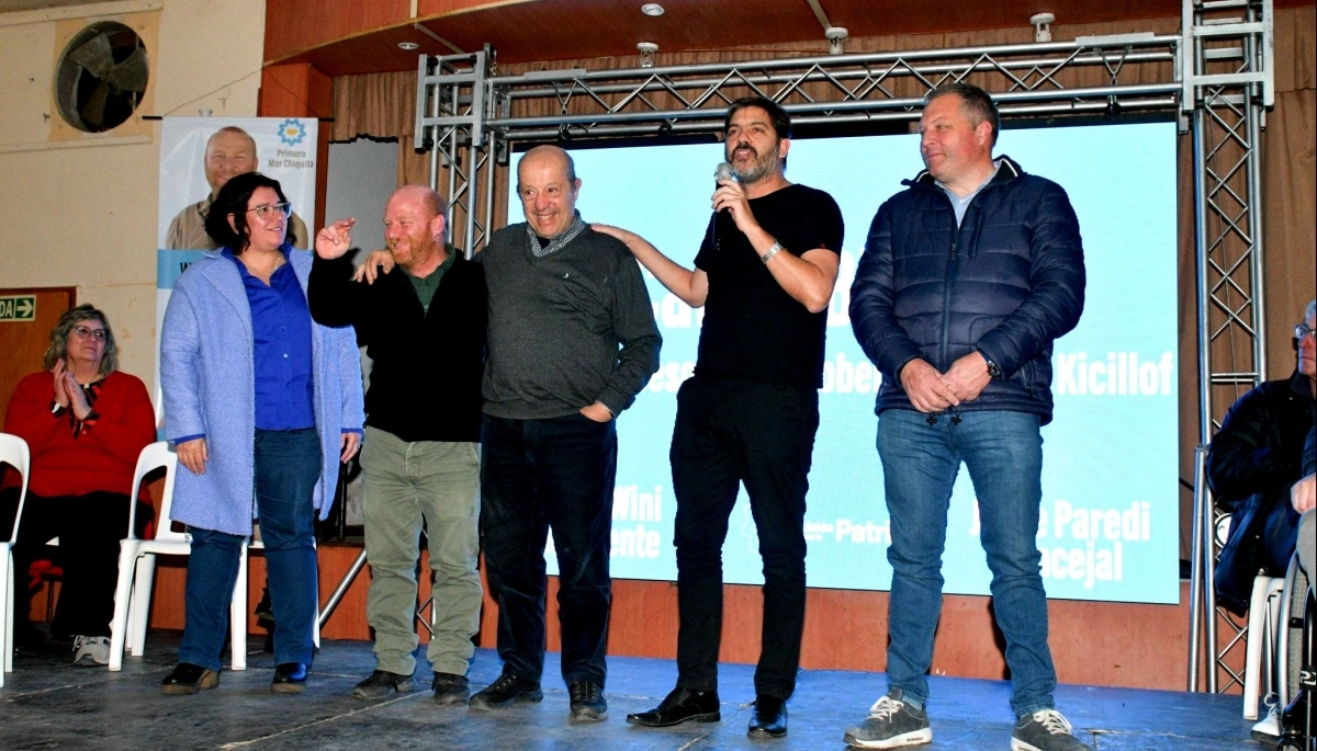 Bianco llevó el respaldo de Kicillof a la precandidatura de Wischnivetzky en Mar Chiquita