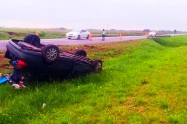 Ruta 2: en tremendos accidentes un hombre perdió la vida y tres personas resultaron heridas