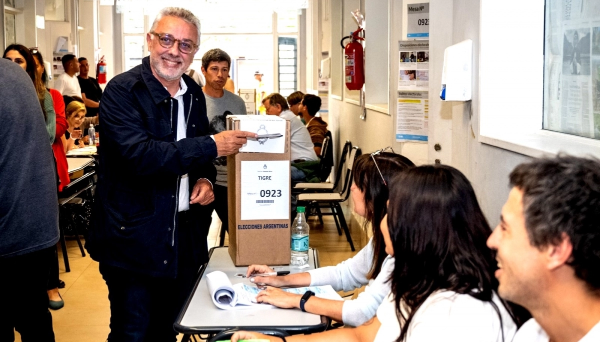 Zamora votó en Tigre: “Las elecciones son el marco propicio para legitimar los liderazgos”