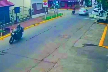 Motochorros al ataque: luego de una increíble persecución balearon y robaron a un motoquero