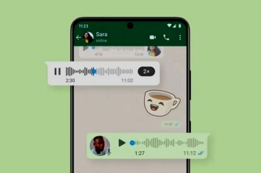 Otra novedad en WhatsApp: ahora se pueden enviar audios que se reproduzcan una sola vez