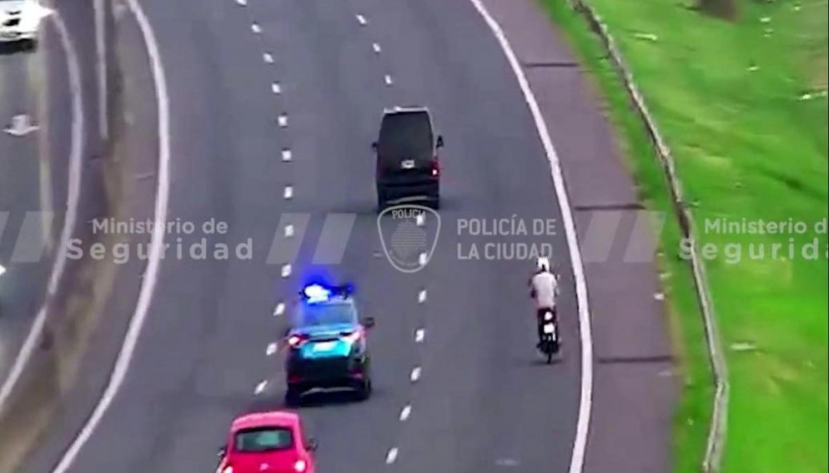 Robó una moto estacionada y cayó en 15 minutos por el Anillo Digital