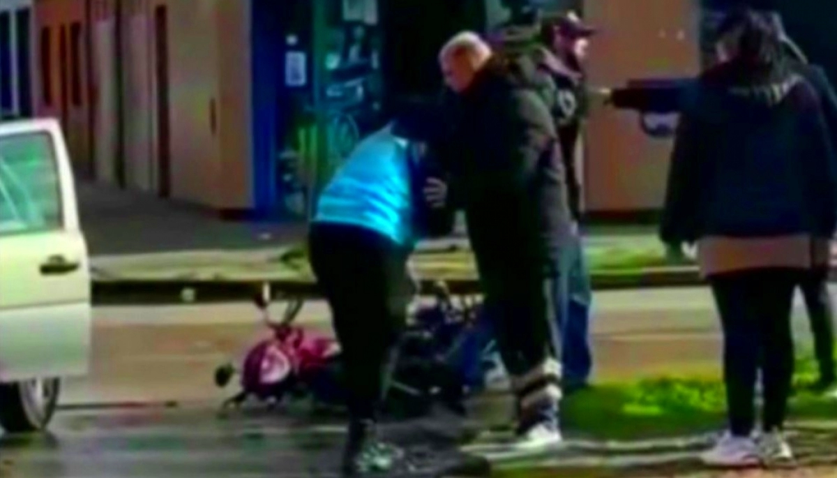 Un siniestro vial inició una violenta discusión que pudo acabar en tragedia