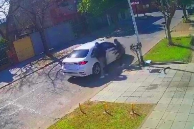 En Avellaneda, un mensajero recibió una salvaje golpiza durante un intento de robo