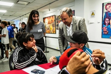 Cascallares estuvo presente en las Olimpiadas de Matemáticas de Almirante Brown