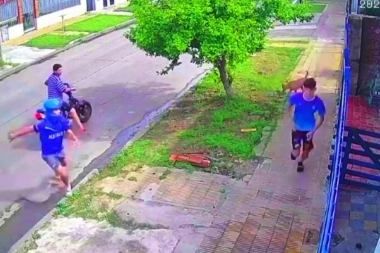 Adolescente eludió a motochorros con una rápida reacción y la ayudad del fiel compañero