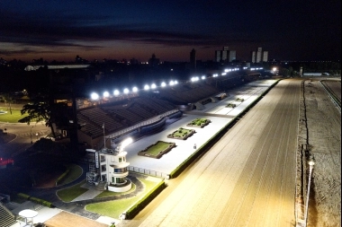El Gran Premio Dardo Rocha se correrá con la nueva iluminación LED del Hipódromo de La Plata