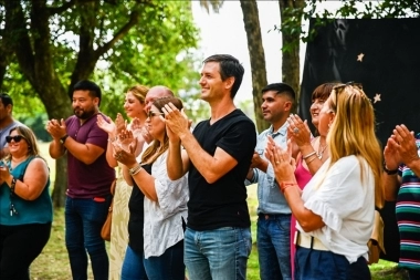 Mantegazza encabezó el cierre del programa “Escuelas Abiertas de Verano” de San Vicente