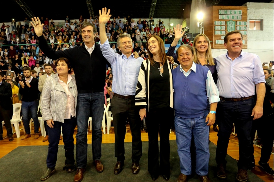 Macri y Vidal llevaron a sus candidatos a Olavarria y aseguraron: “Estamos en el camino correcto”