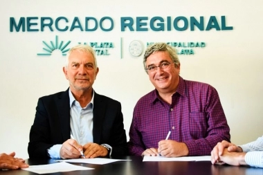 Provincia y el municipio de La Plata acordaron la instalación de un Mercado Fijo Bonaerense