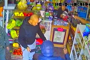 Armado con un revólver puso de rodillas a los clientes y asaltó un almacén marplatense
