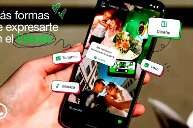 Collages, stickers, y la función “Tu Turno”: WhatsApp transformó los estados con una actualización