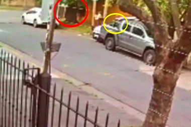 En la puerta de la casa y cuando llevaba al hijo al club, lo abordaron ladrones que lo dejaron a pie