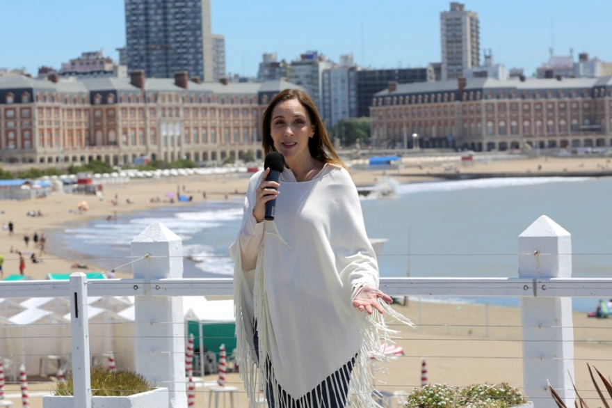 Vidal visitó Mar del Plata y anunció una serie de descuentos para la temporada 2018 en “La Feliz”