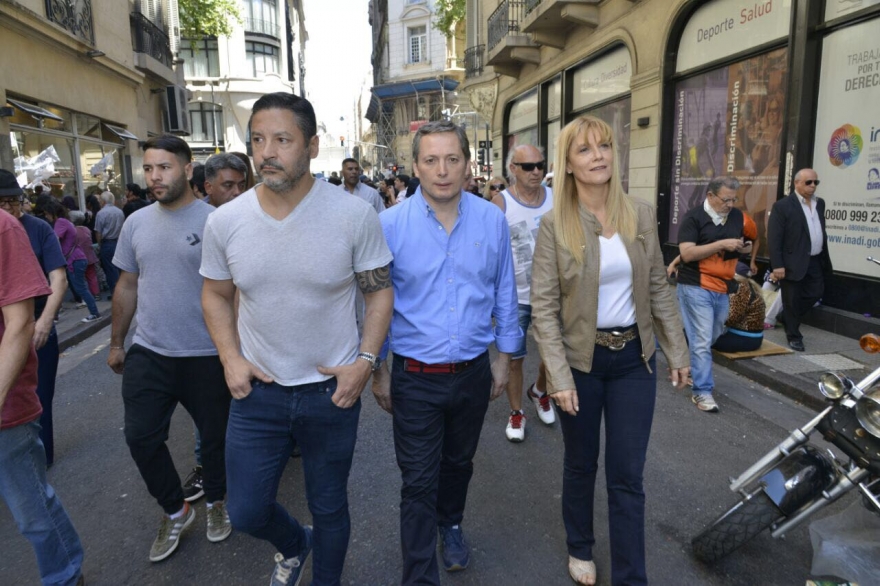 Intendentes peronistas se movilizaron al Congreso en contra de la reforma previsional