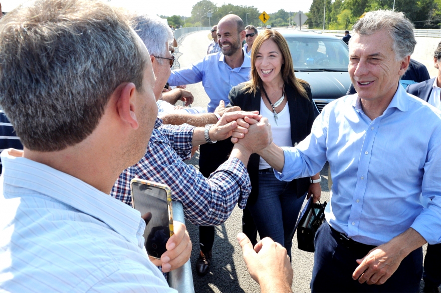 Vidal, Macri e intendentes juntos en inauguración de obras de la Autopista Pilar-Pergamino