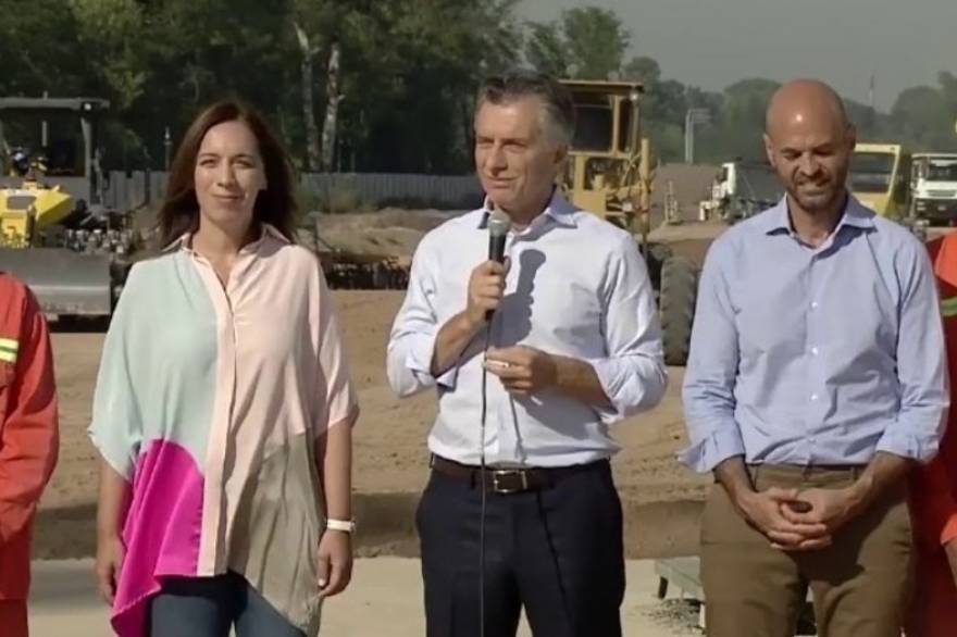 Macri y Vidal juntos en el camino del Buen Ayre: "Las obras se empiezan y se terminan"