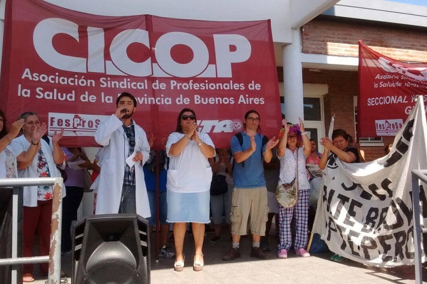 Profesionales de CICOP realizan nuevo paro en reclamo de convocatoria a paritarias