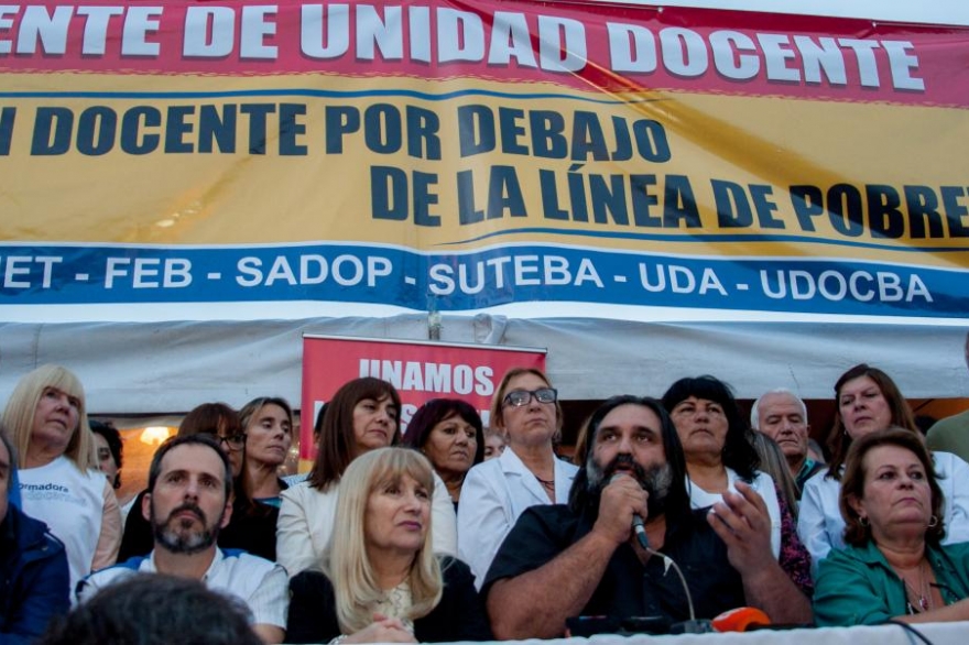 Docentes bonaerenses se suman a la medida de fuerza convocada por la CTA